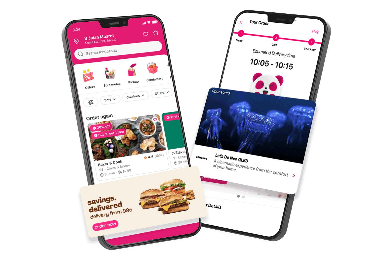 In-app advertising illustration